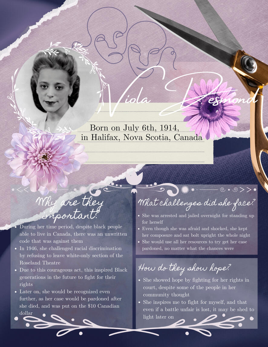 Viola Desmond Poster