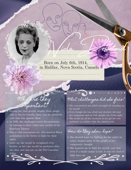 Viola Desmond Poster